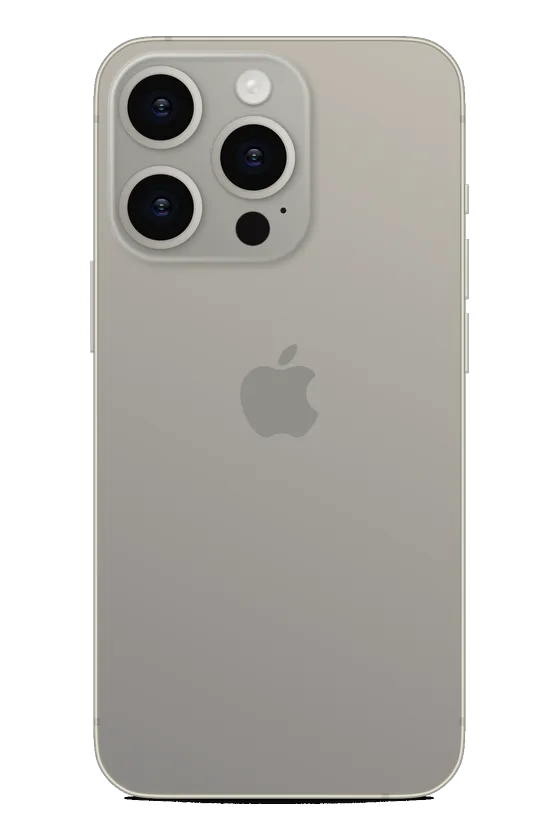 Back of the iPhone 15 Pro Max