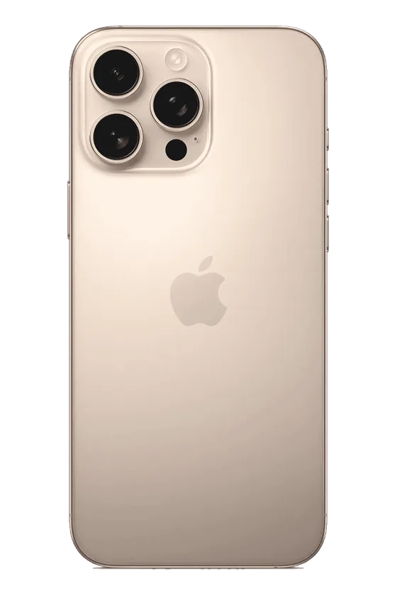 Back of the iPhone 16 Pro Max
