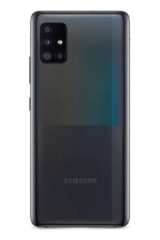 Back of the Samsung Galaxy A51