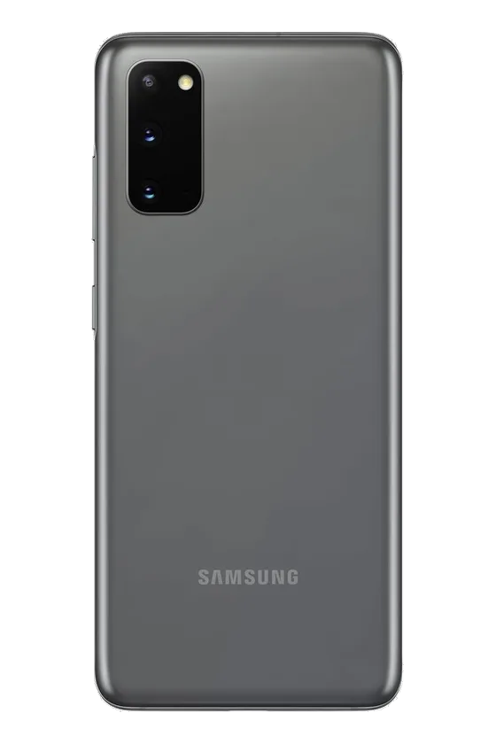 Back of the Samsung Galaxy S20 Plus